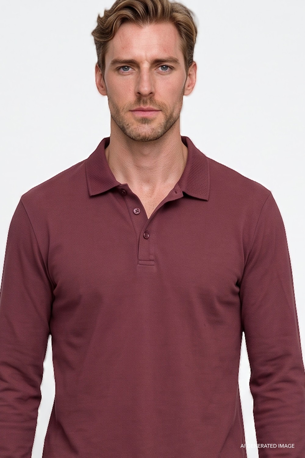 Altınyıldız Classics %100 Pamuk Standart Fit Normal Kesim Polo Yaka Sweatshirt görsel 7