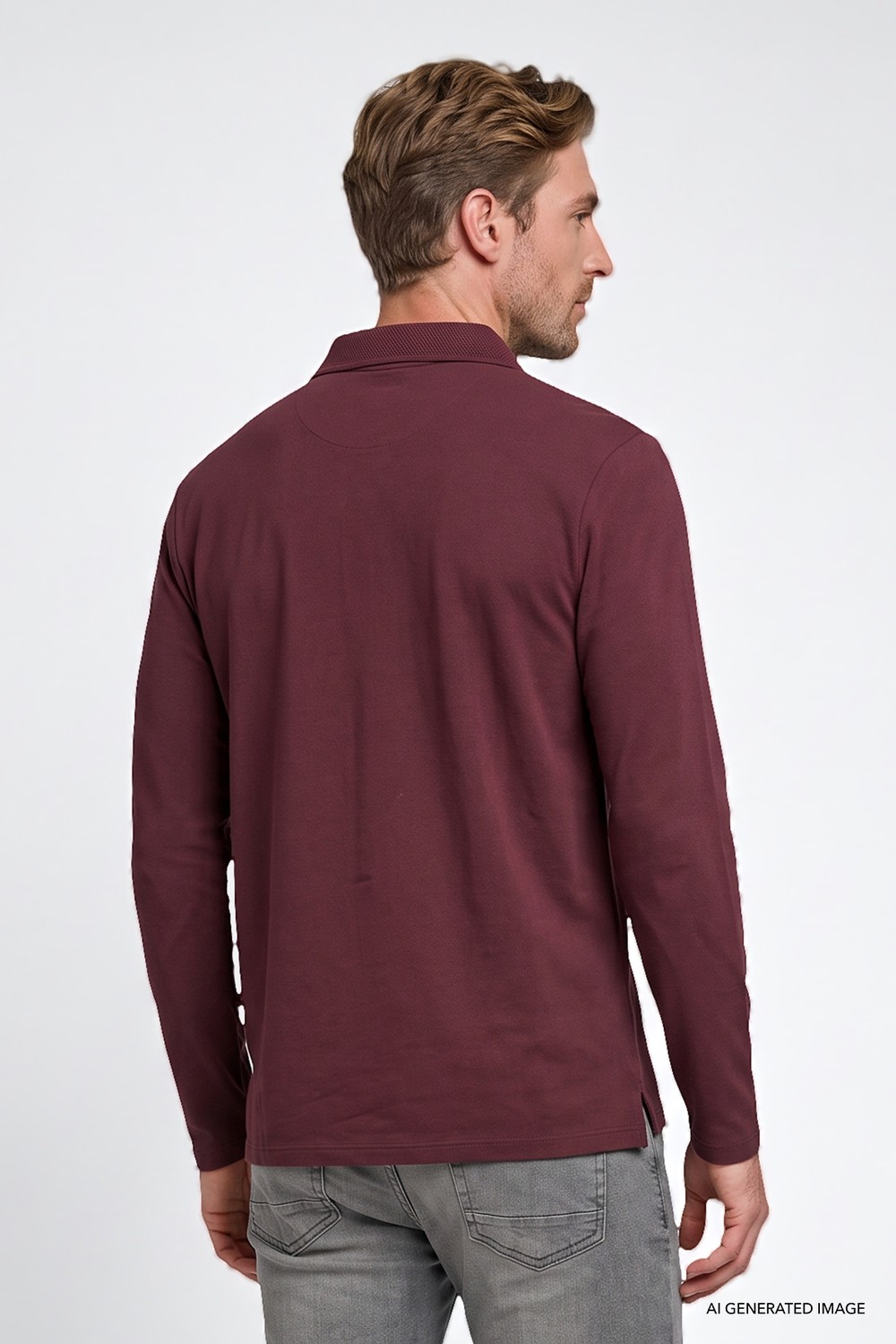 Altınyıldız Classics %100 Pamuk Standart Fit Normal Kesim Polo Yaka Sweatshirt görsel 8