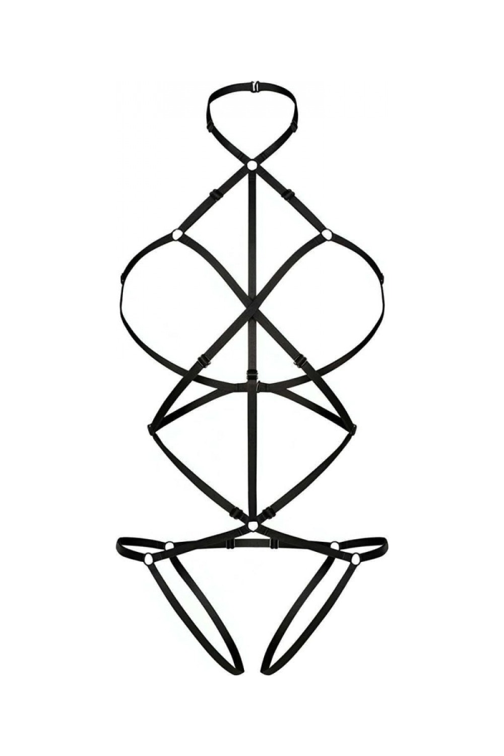 Pileli Store Vücudu Saran Seksi Harness - 37 görsel 6
