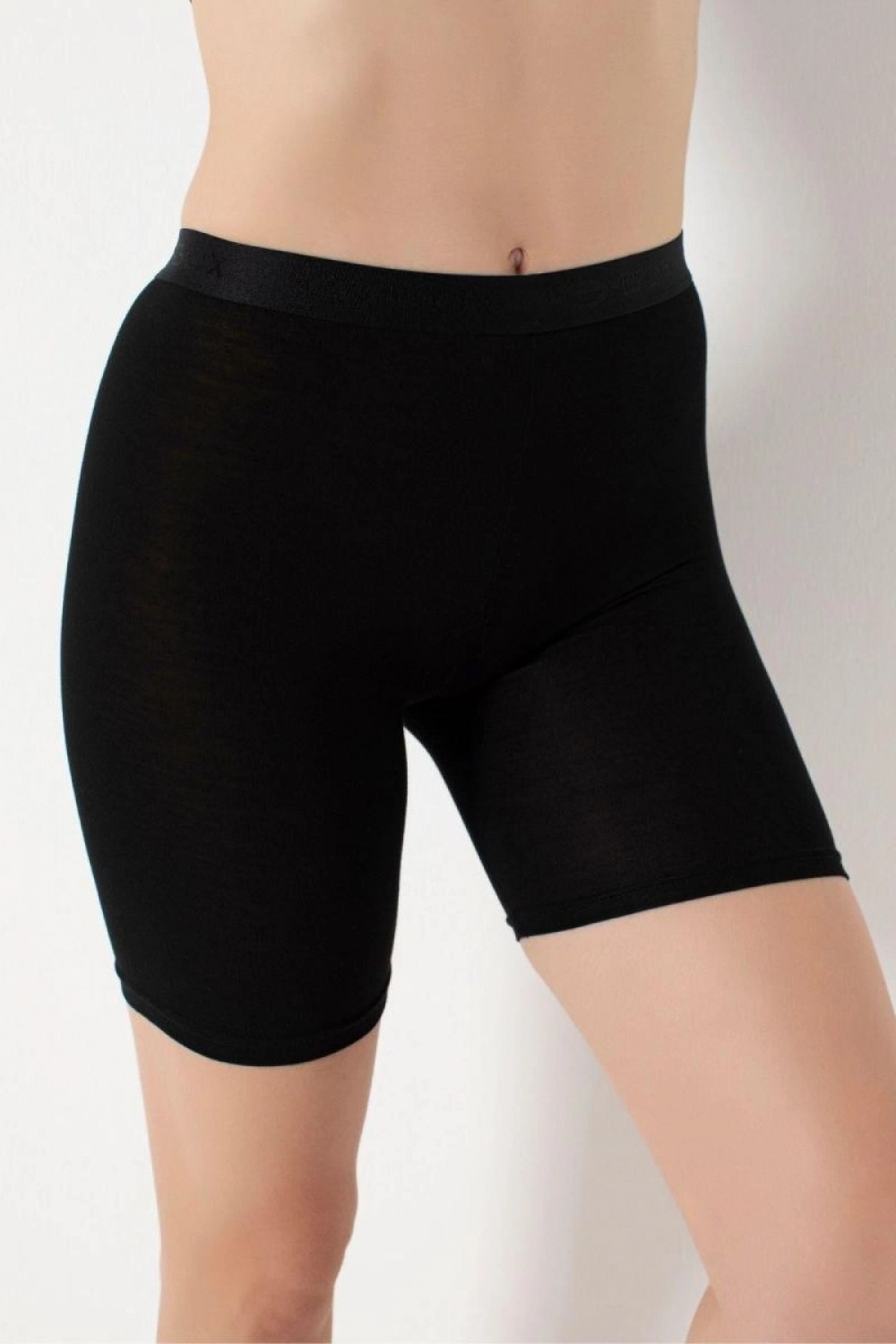 Pileli Store Bambu Kısa Tayt Kadın 944 görsel 8