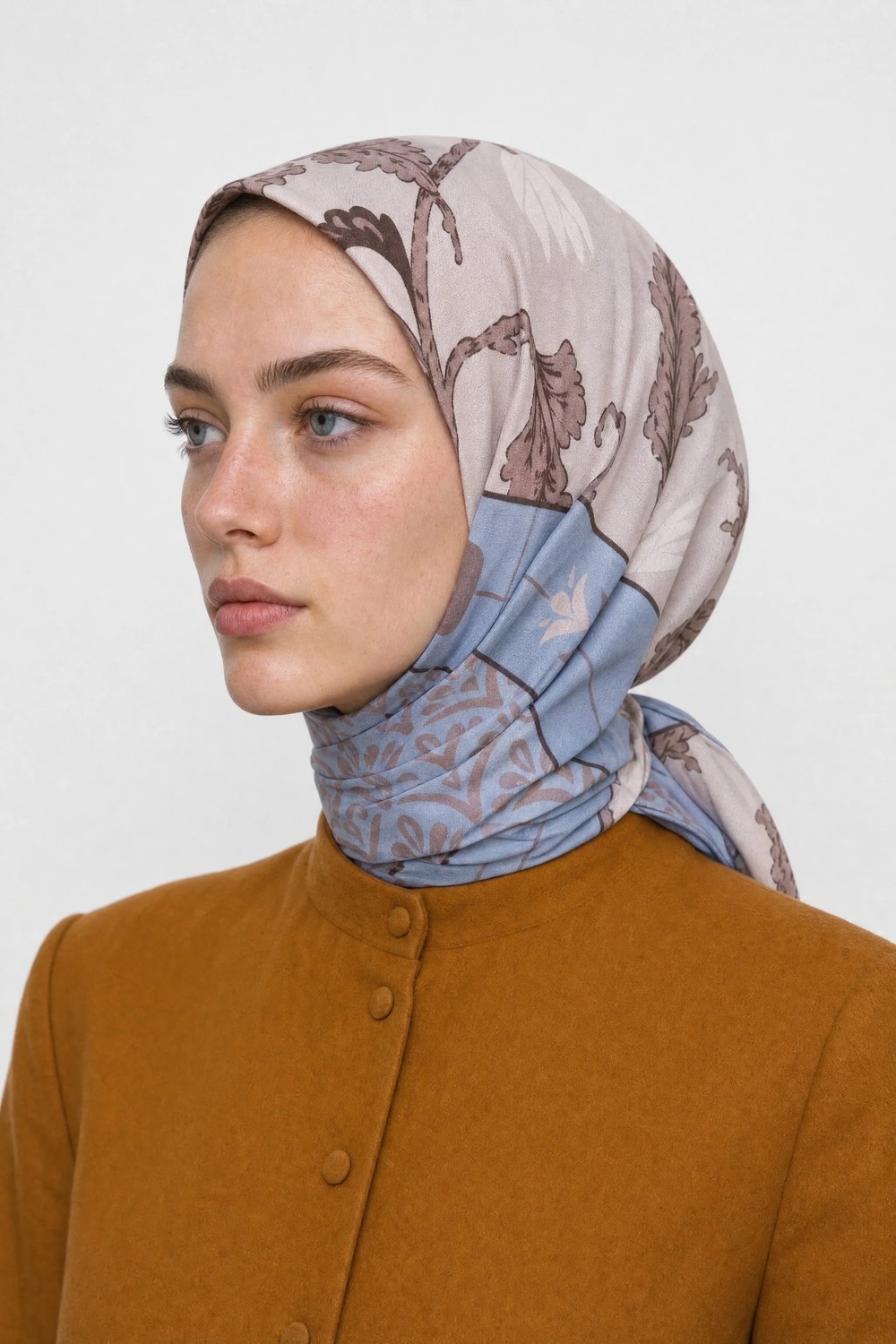 Mooncorn Veil Desen Organik Eşarp görsel 6
