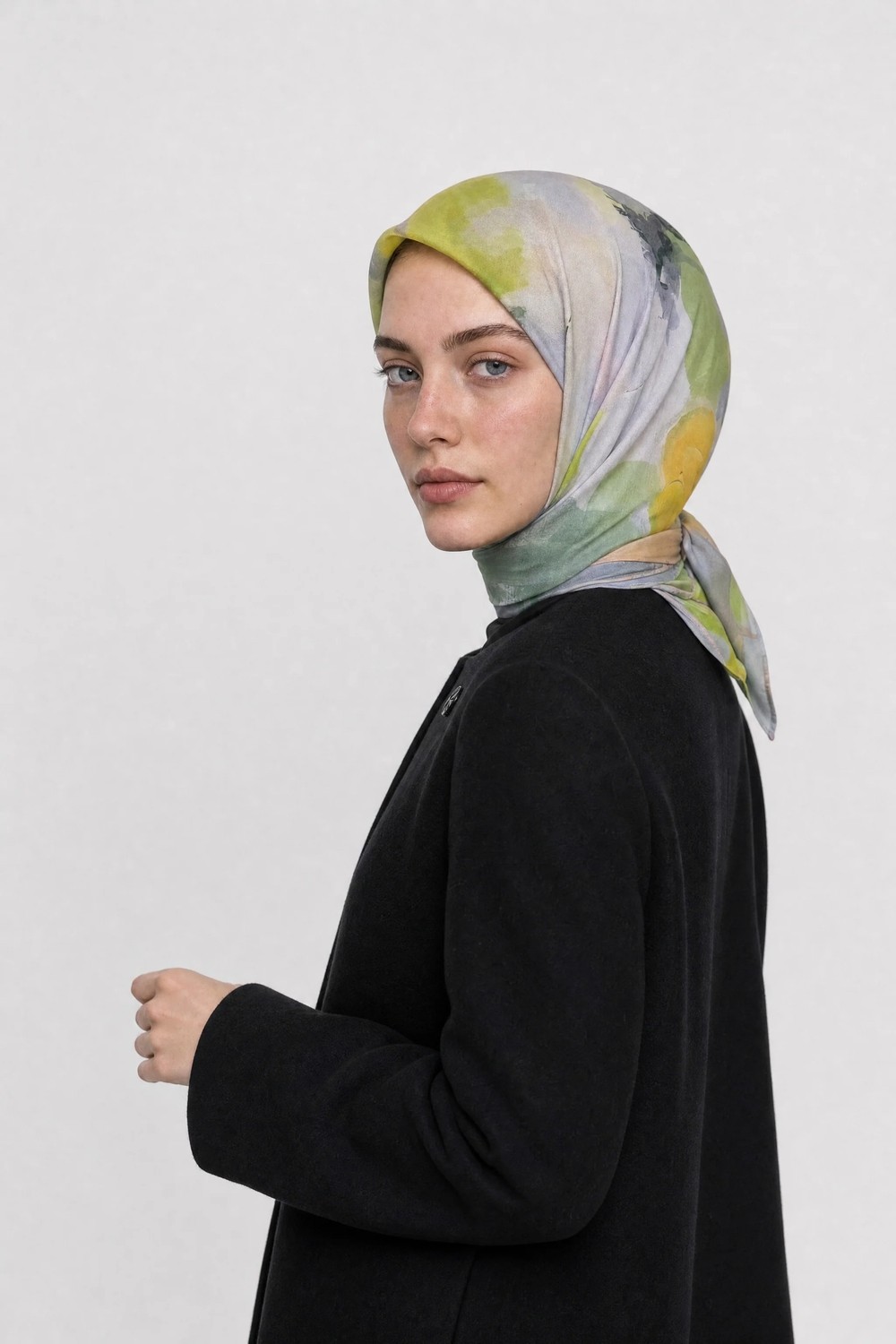 Mooncorn Ruby Desen Organik Eşarp görsel 8