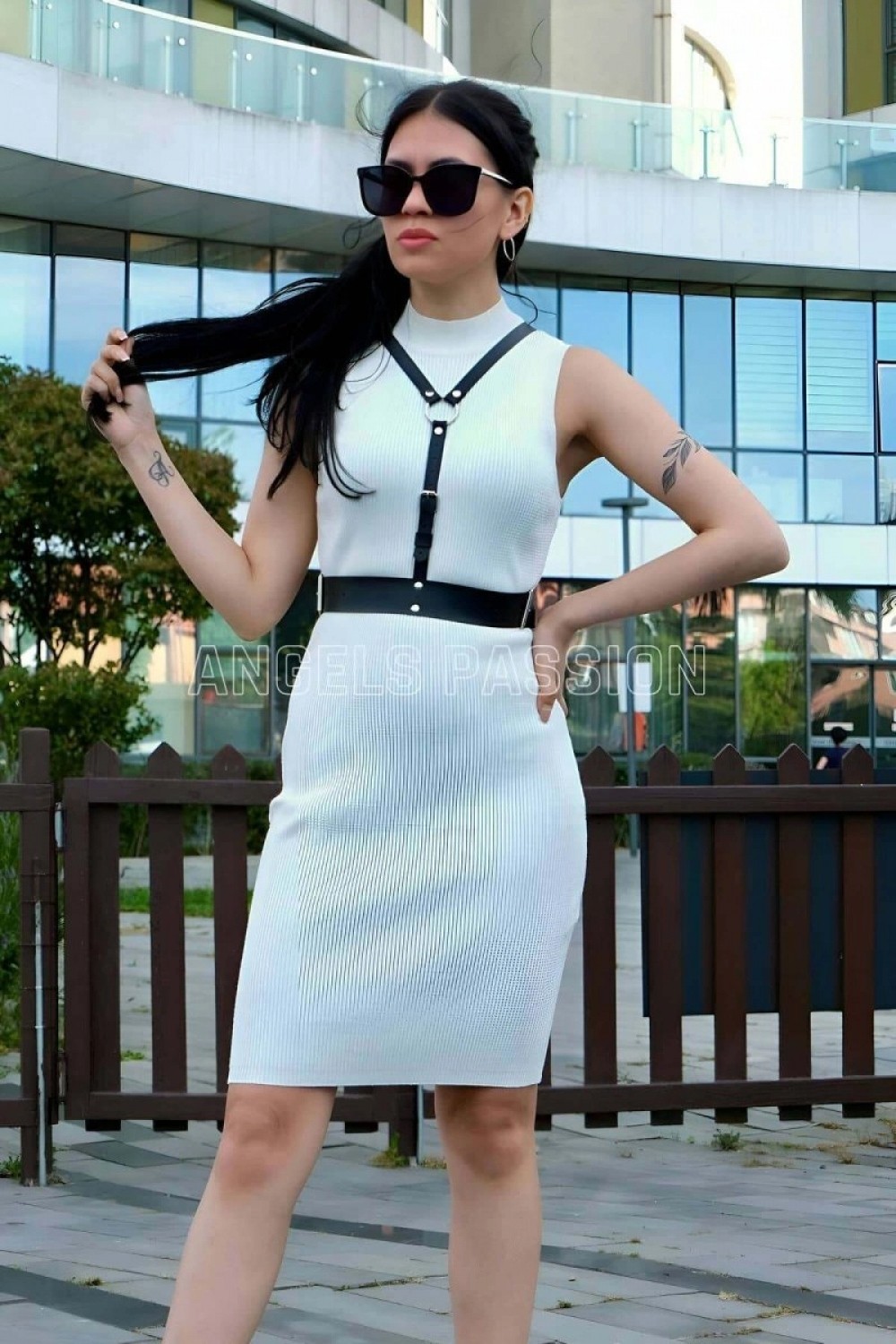 Pileli Store T-Shirt Üzeri Kadın Kemer, Şık Deri Kadın Kemer, Elbise Üzeri Kemer - 1093 görsel 2