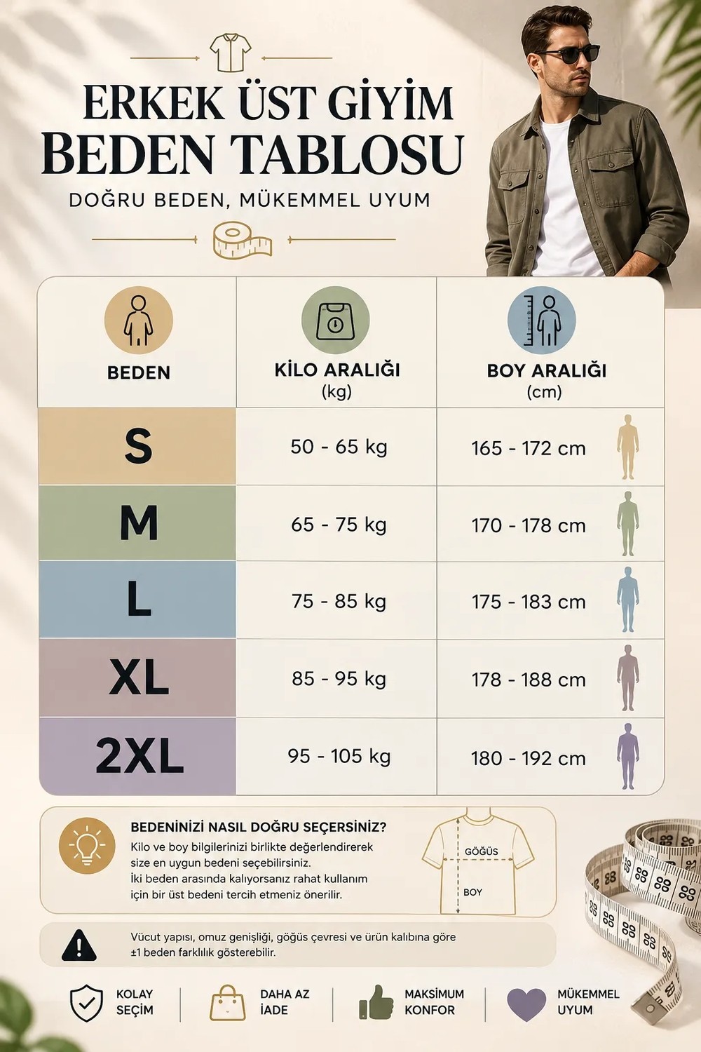 Adisia Erkek Üç Iplik Kapüşonlu Tam Fermuarlı Kanguru Çepli Sweatshirt Hoodie - Gri görsel 3