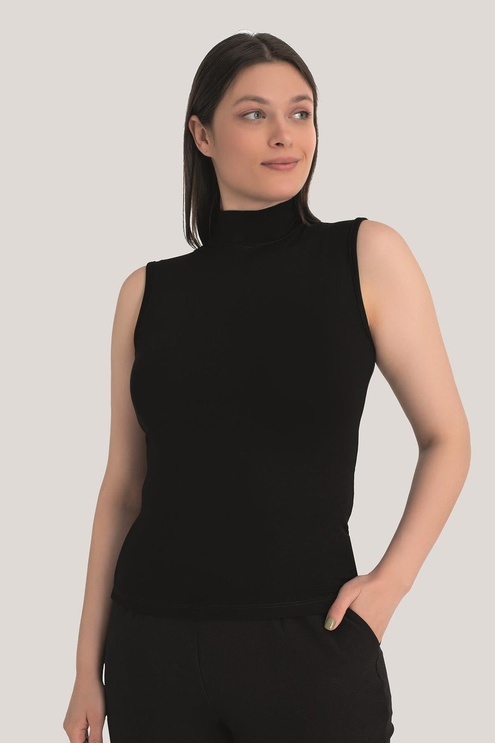 Arma Yıldız Kadın Balıkçı Yaka Kolsuz Body 3'lü Paket görsel 4