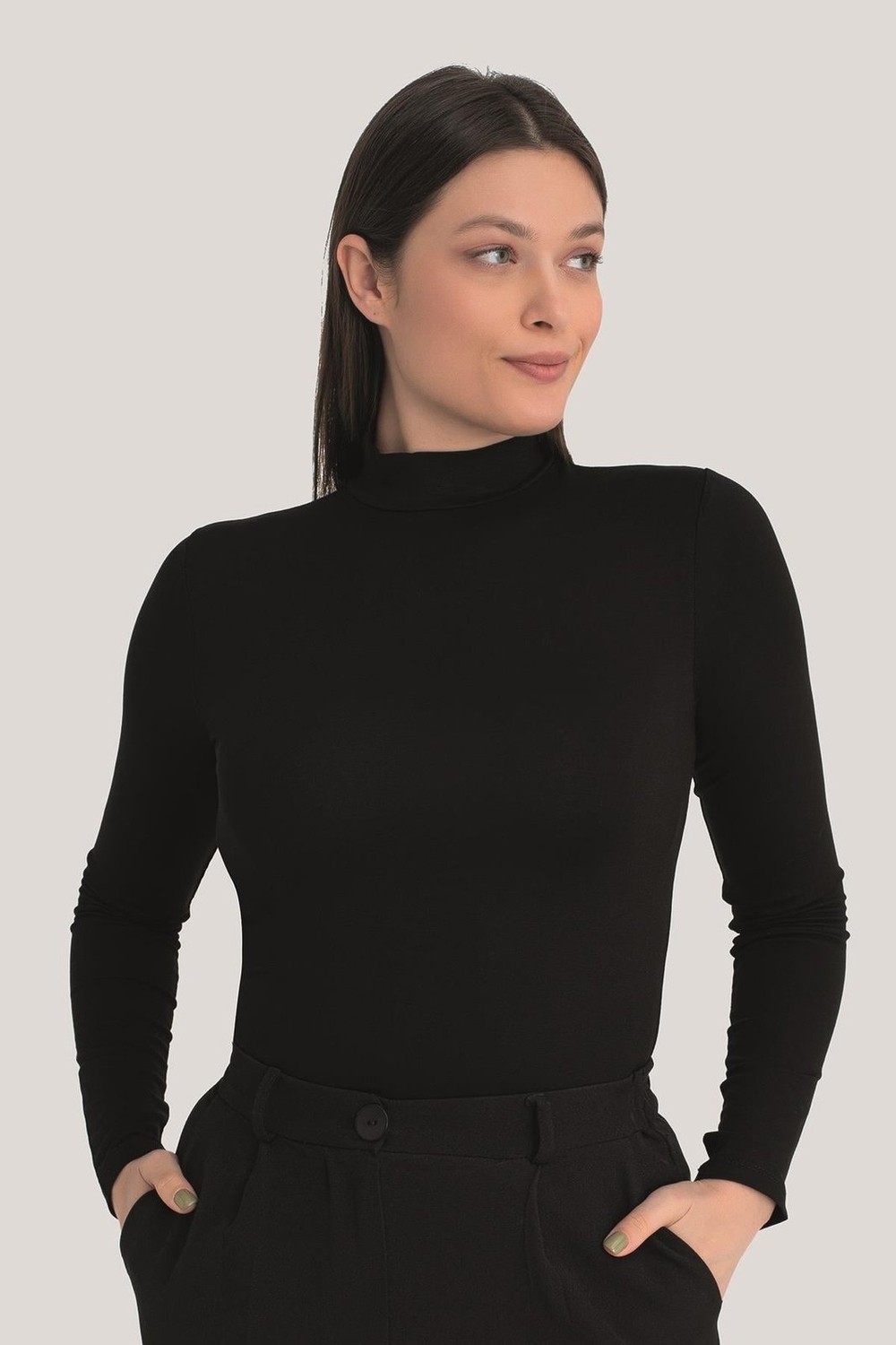 Arma Yıldız Kadın Balıkçı Yaka Uzun Kollu Body 3 Adet görsel 3