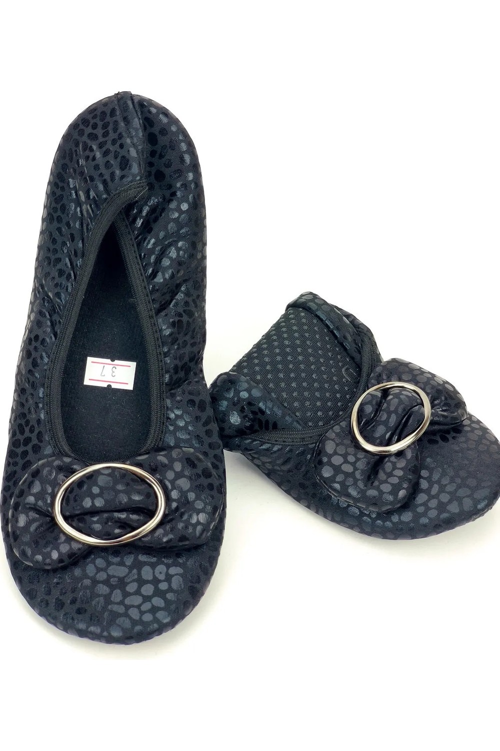 Ceyda Shoes Süslü Interlok Ev,hac Tavaf Umre Babeti, Hediye, Günlük Babet,tüylü Babet, Panduf, Patik, Gösteri Pisi Pisi görsel 4
