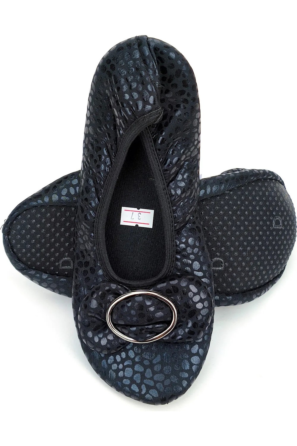 Ceyda Shoes Süslü Interlok Ev,hac Tavaf Umre Babeti, Hediye, Günlük Babet,tüylü Babet, Panduf, Patik, Gösteri Pisi Pisi görsel 5