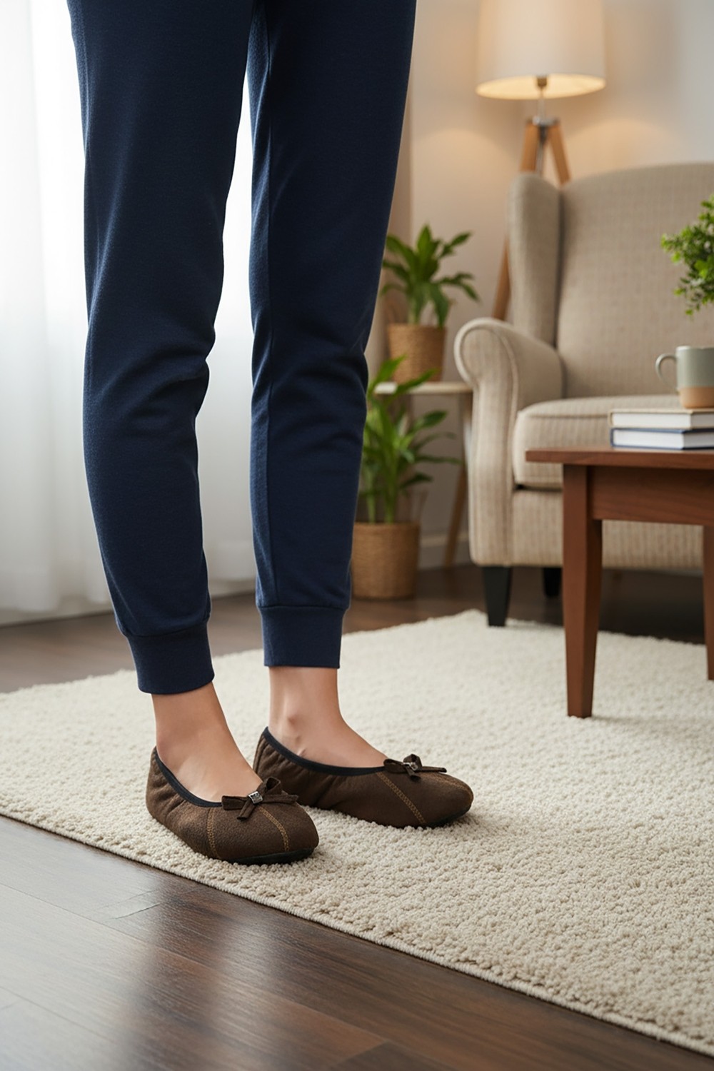 Ceyda Shoes Süslü Süet Ev,hac Tavaf Umre Babeti, Hediye, Günlük Babet,tüylü Babet, Panduf, Patik, Gösteri Pisi Pisi görsel 8