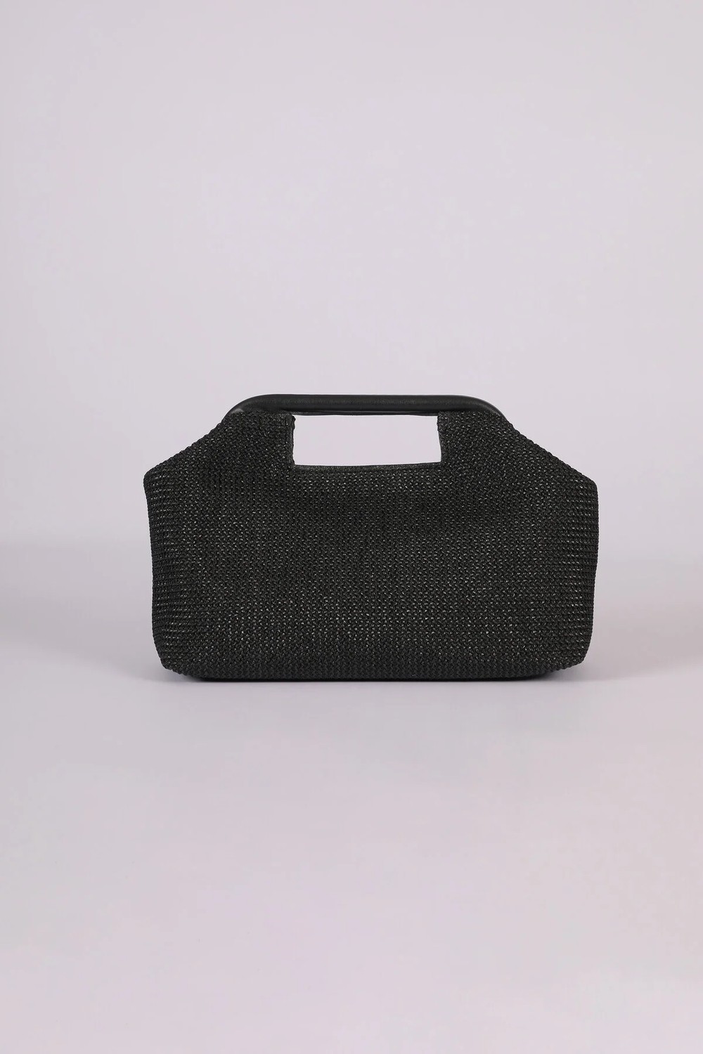 Heybes Kadın Renkli Çizgili Hasır Jüt Clutch El Çantası