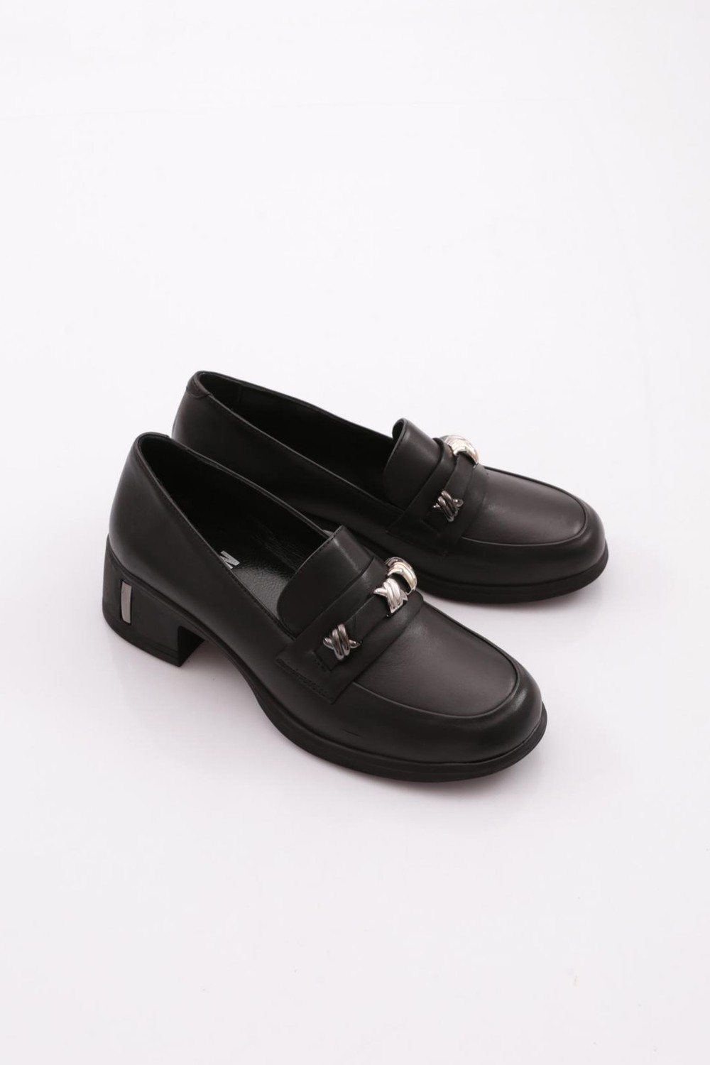 DGN 603 Kadın Topuklu Loafer Ayakkabı görsel 2