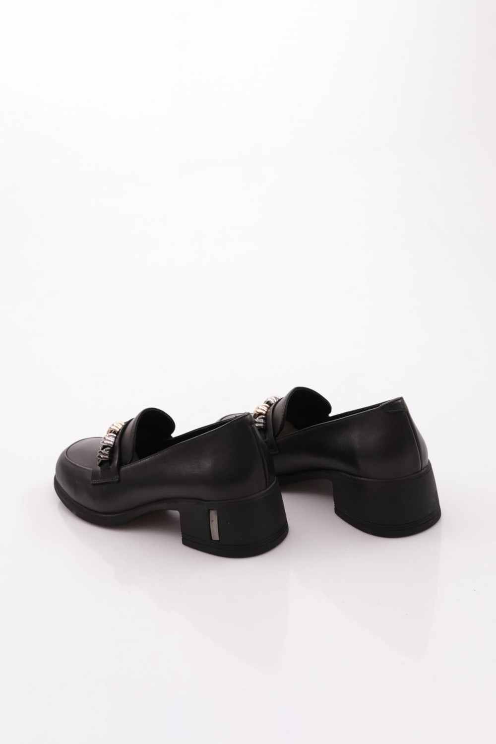 DGN 603 Kadın Topuklu Loafer Ayakkabı görsel 3
