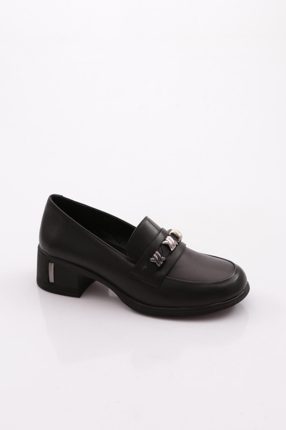 DGN 603 Kadın Topuklu Loafer Ayakkabı görsel 5