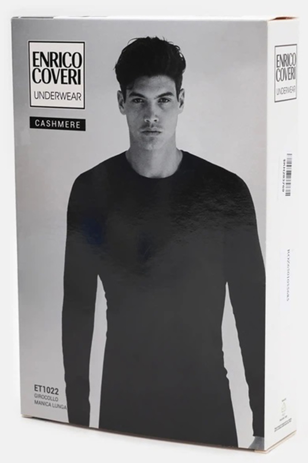 Enrico Coveri ET1022 Erkek Modal Kaşmir Karışım Uzun Kollu Içlik U008235 Siyah