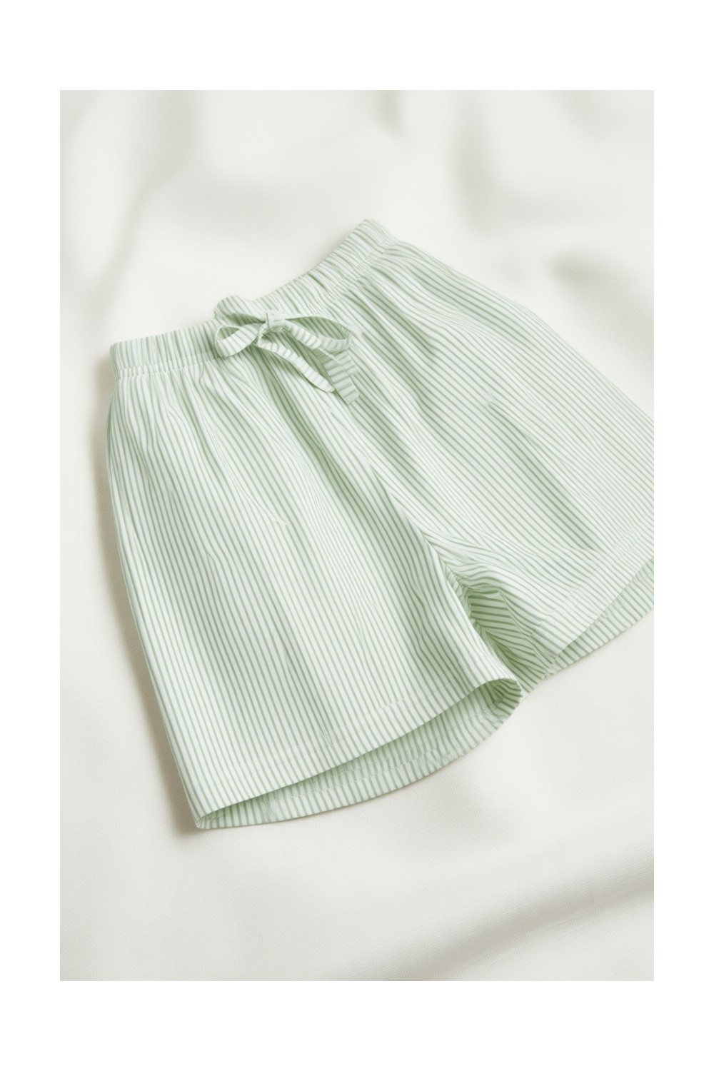 Siyah İnci 2\'li Mevsimlik Ince Örme Şortlu Pijama Altı 8064 görsel 8