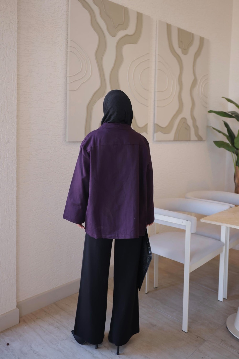 İmaj Butik Kahverengi Fermuarlı Çıtçıtlı Gabardin Ceket görsel 5