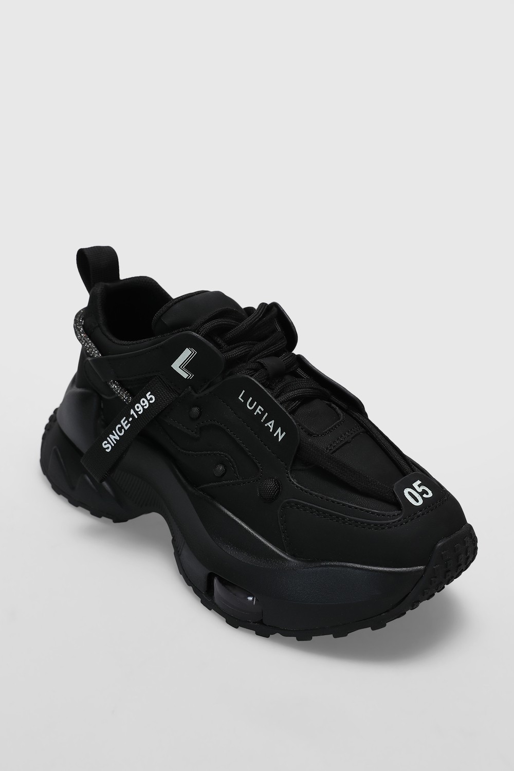 Lufian Stormy Kadın Sneaker Ayakkabı Siyah görsel 2
