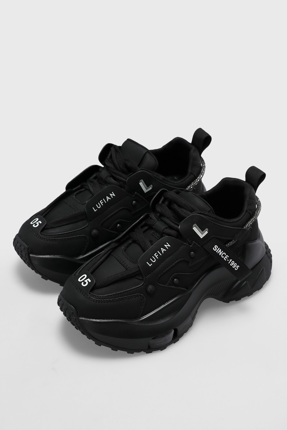 Lufian Stormy Kadın Sneaker Ayakkabı Siyah görsel 3