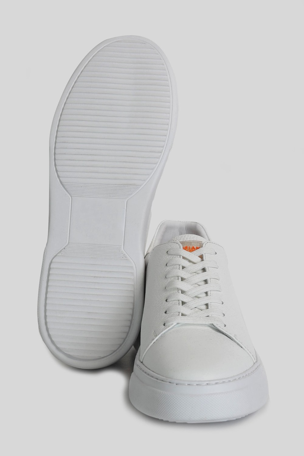 Lufian Tommy Erkek Deri Sneaker Ayakkabı Lacivert görsel 6