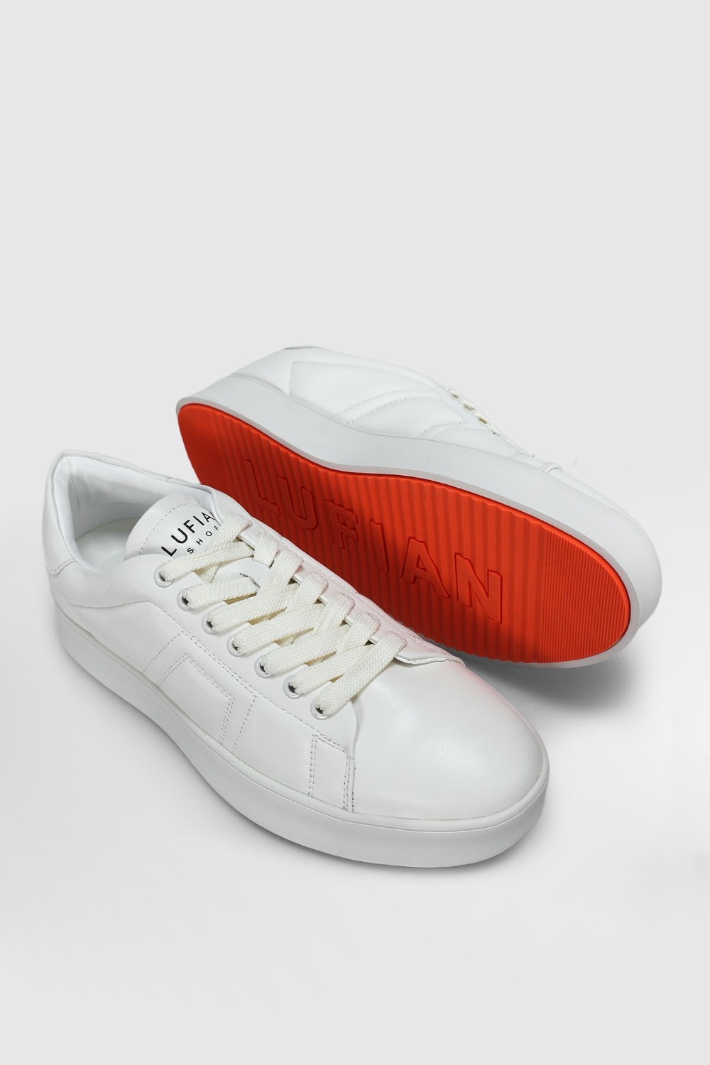 Lufian Zeus Erkek Deri Sneaker Ayakkabı Siyah görsel 8