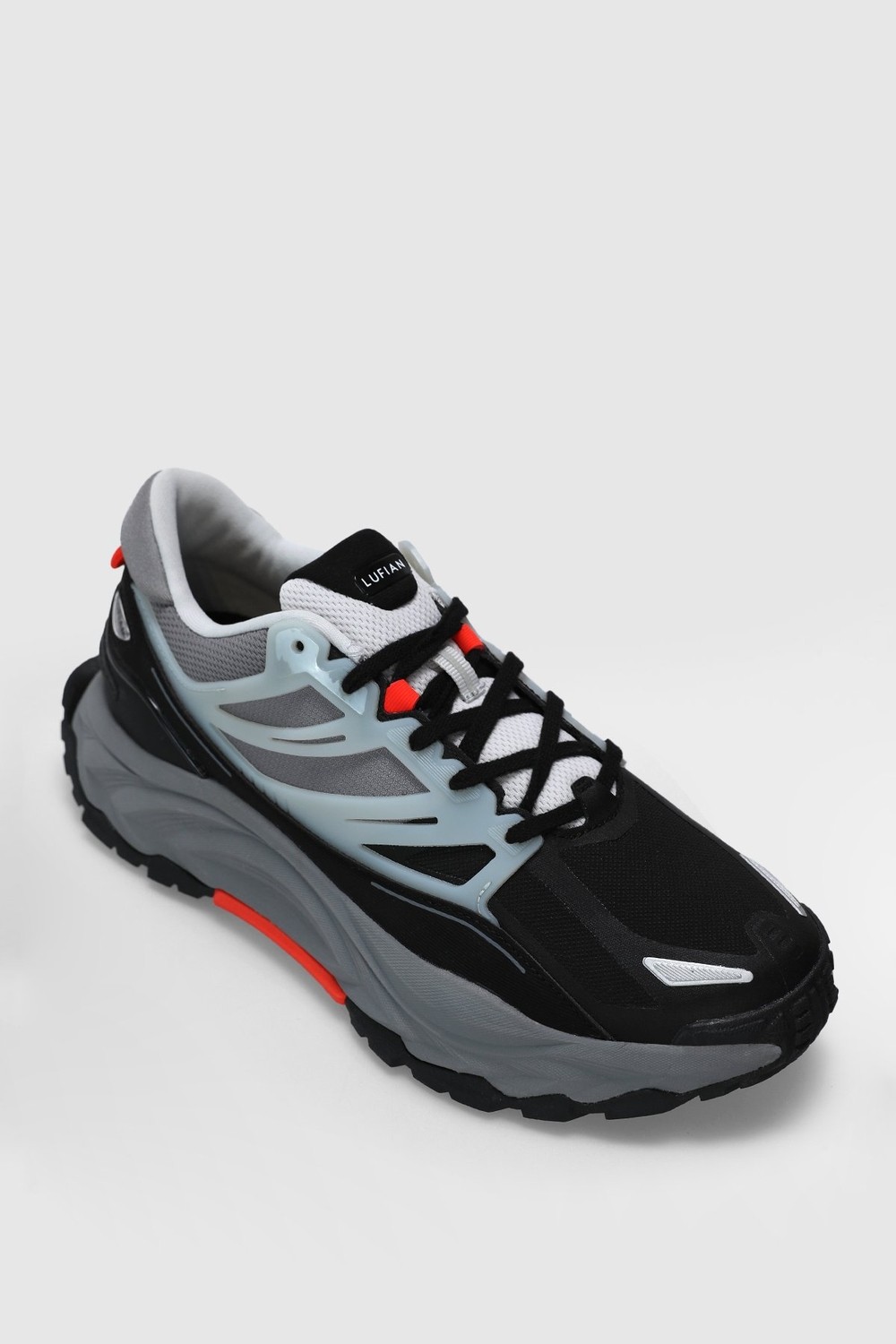 Lufian Edwın Erkek Deri Sneaker Ayakkabı Siyah görsel 4