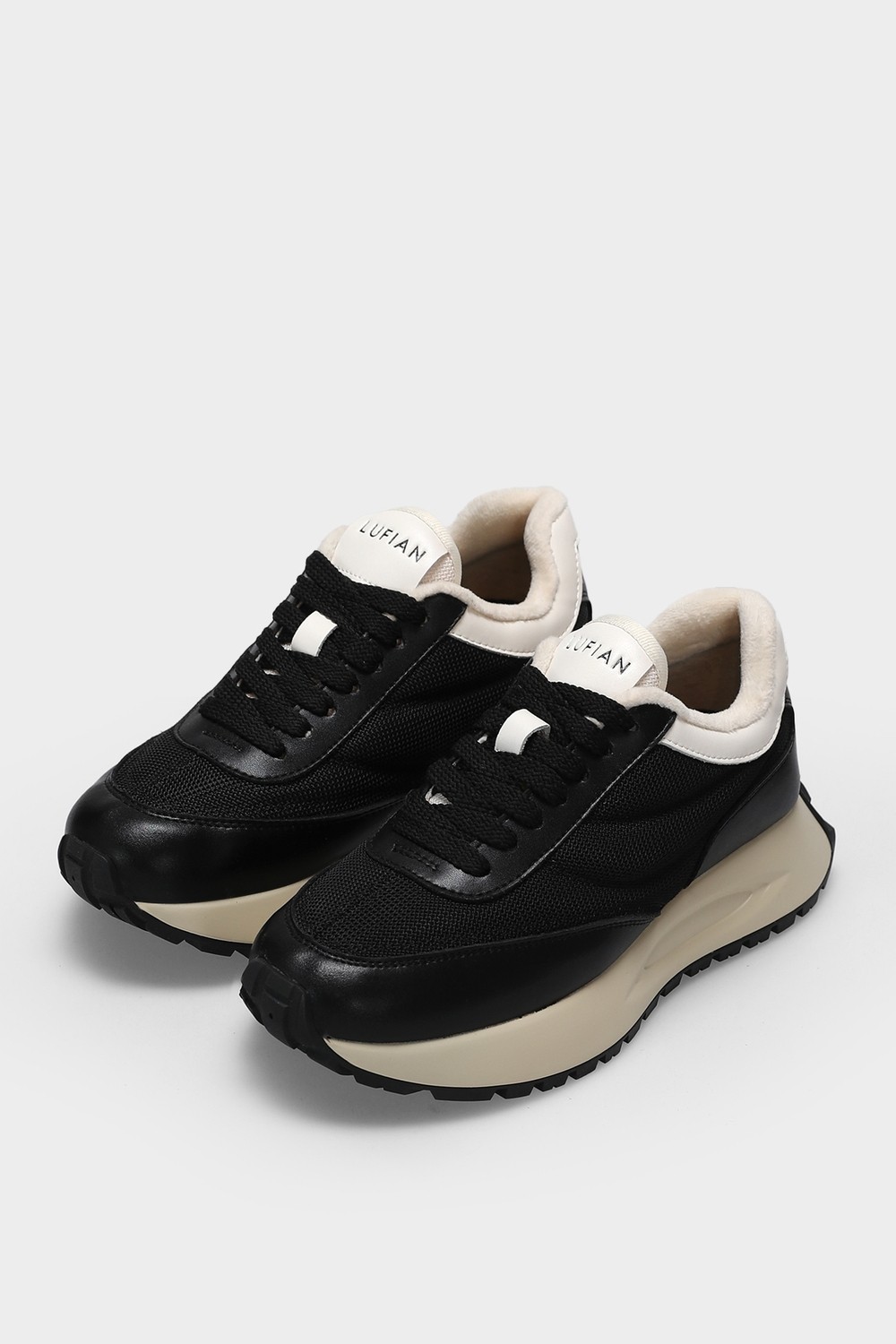 Lufian Sıa Kadın Sneaker Ayakkabı Siyah görsel 4