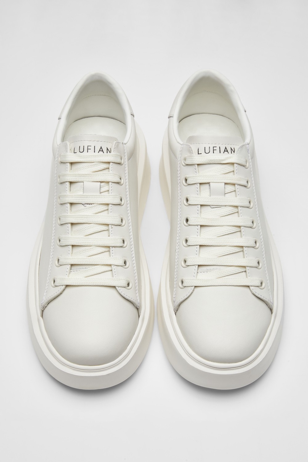 Lufian Gage Erkek Deri Sneaker Ayakkabı Beyaz görsel 2