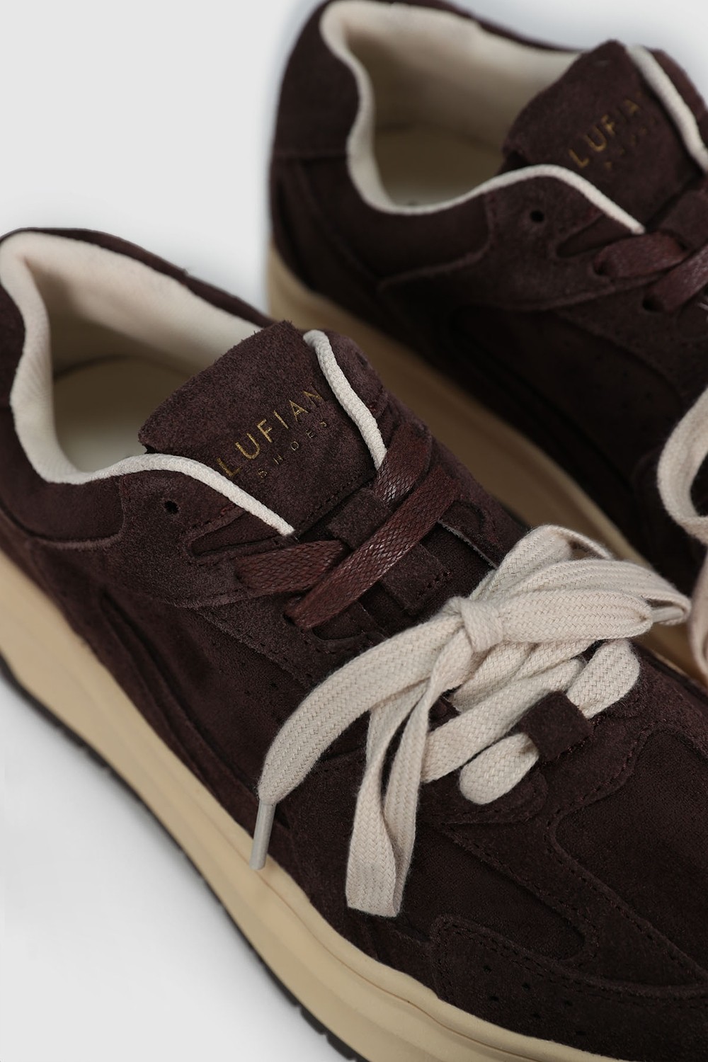 Lufian Kay Kadın Sneaker Ayakkabı Bej görsel 2