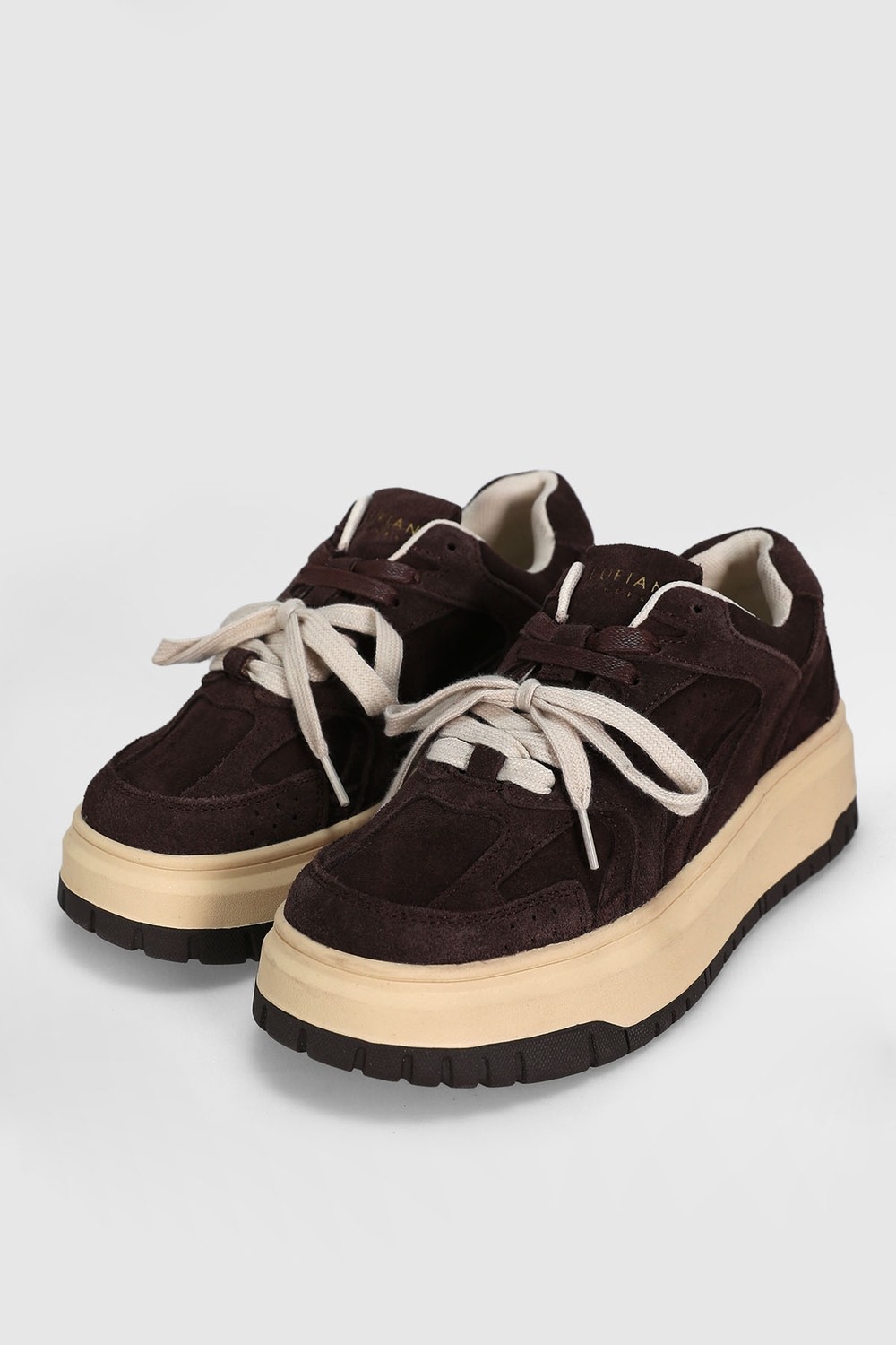 Lufian Kay Kadın Sneaker Ayakkabı Bej görsel 4