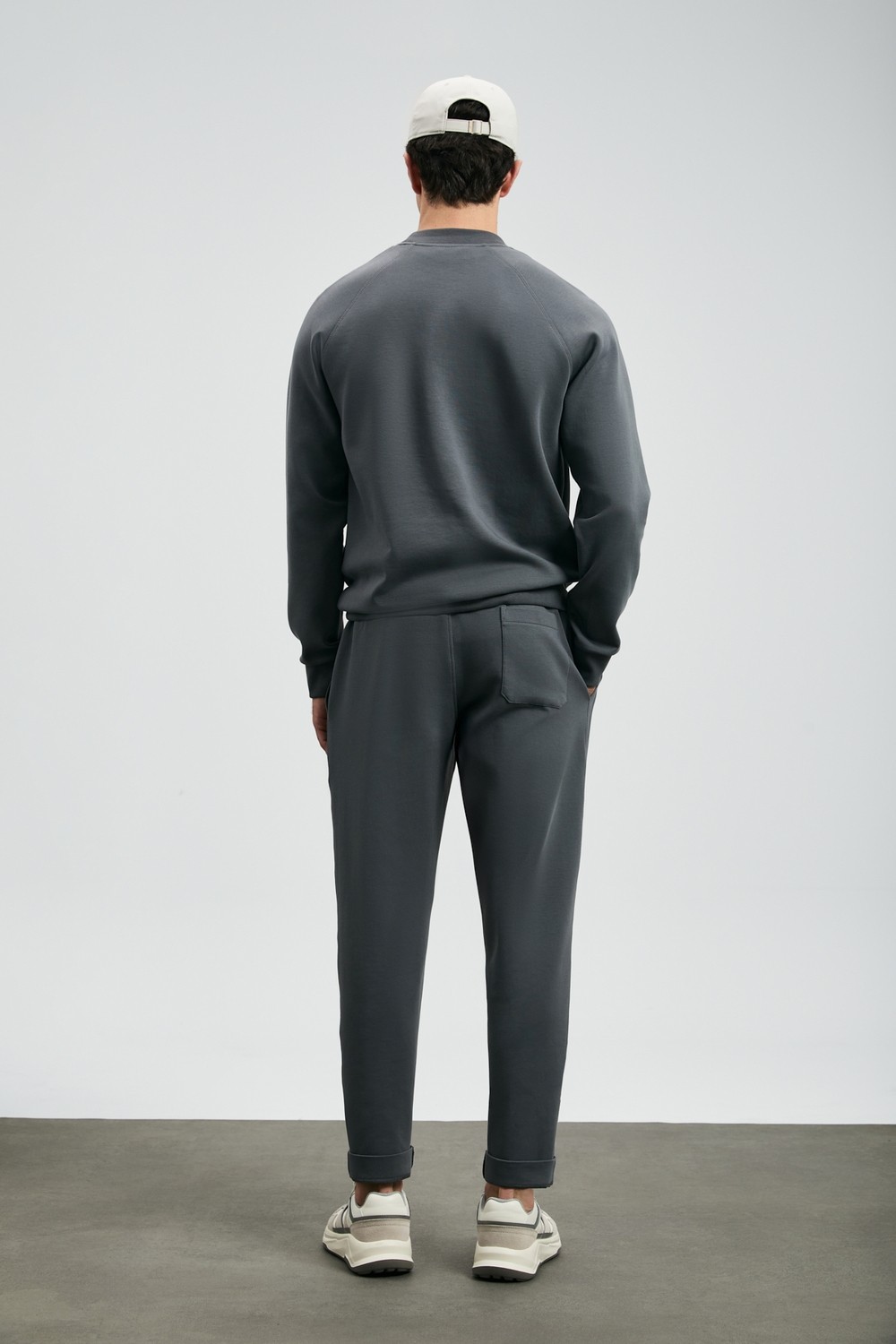 Lufian Grant Erkek Sweatshirt Siyah görsel 6