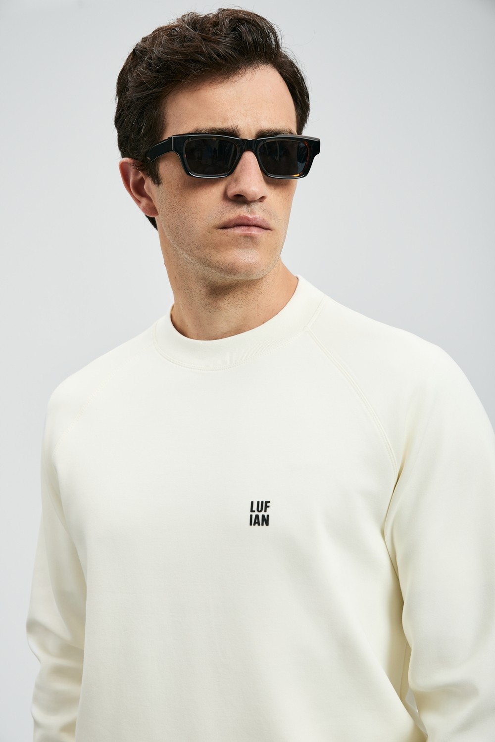 Lufian Grant Erkek Sweatshirt Siyah görsel 5