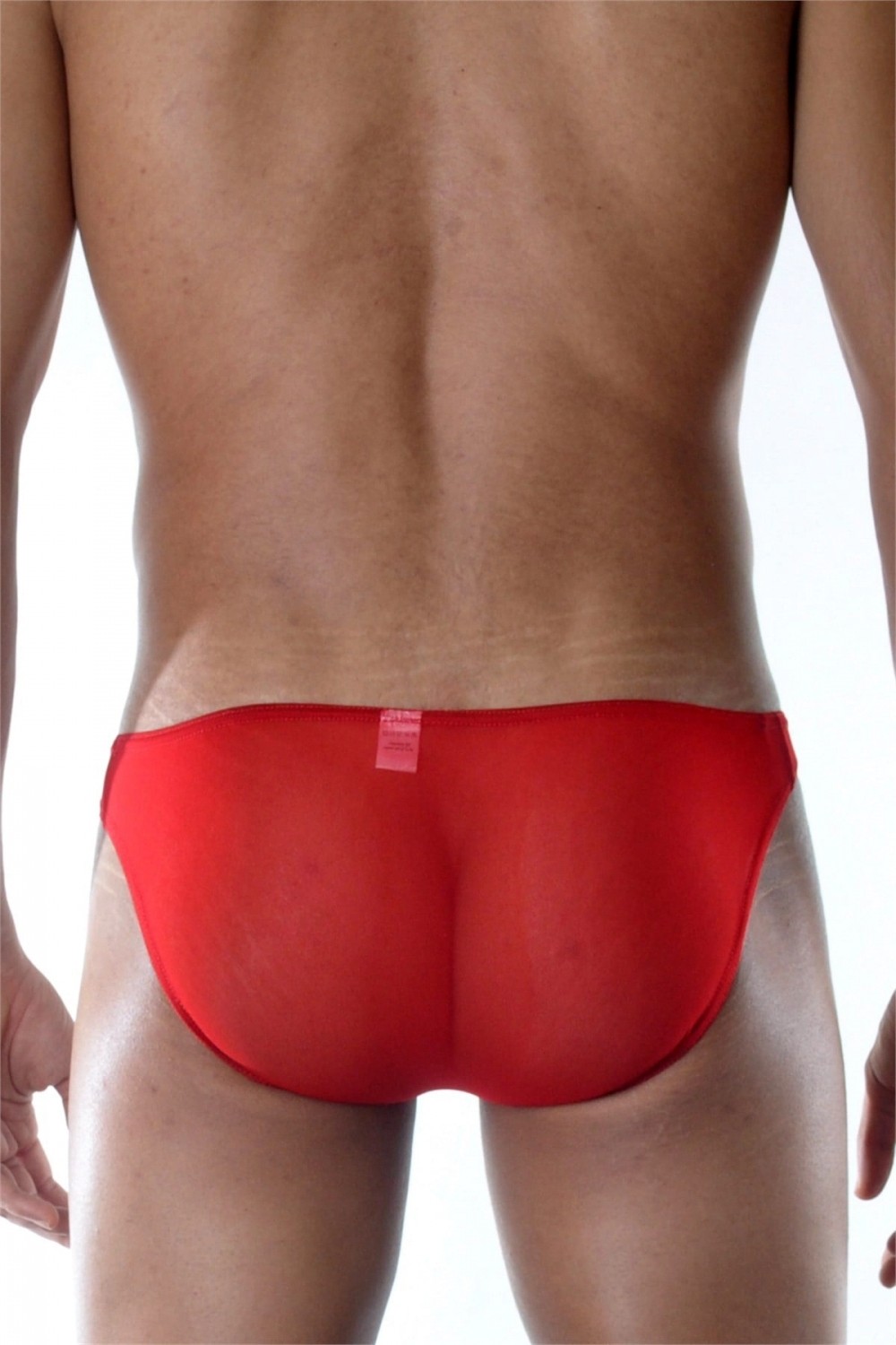 Pileli Store Transparan Erkek Slip
