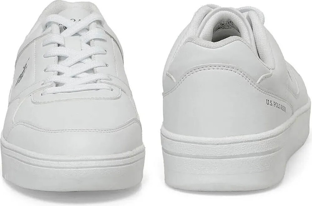 U.S. Polo Assn. Lee 3fx Beyaz Erkek Sneakers Suni Deri Malzemeden Düz Tabanlı Şık Tasarım görsel 5