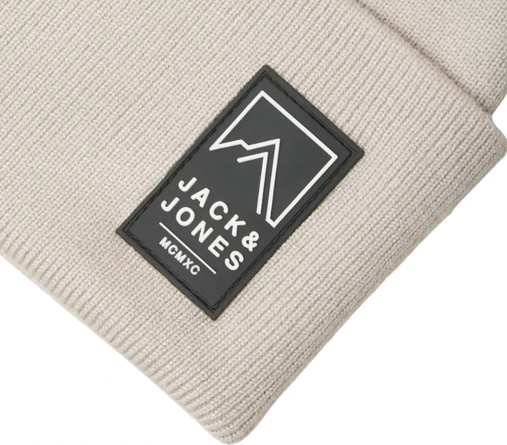 Jack & Jones 12286472 Jacalpes Beanie Ski Bere Gri görsel 2