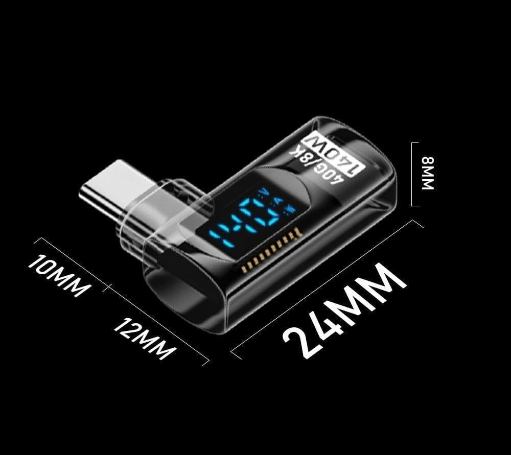 Aesco Livx 140W Type C To Type C 40GBPS 8K60hz Çevirici Dönüştürücü Otgkc görsel 2