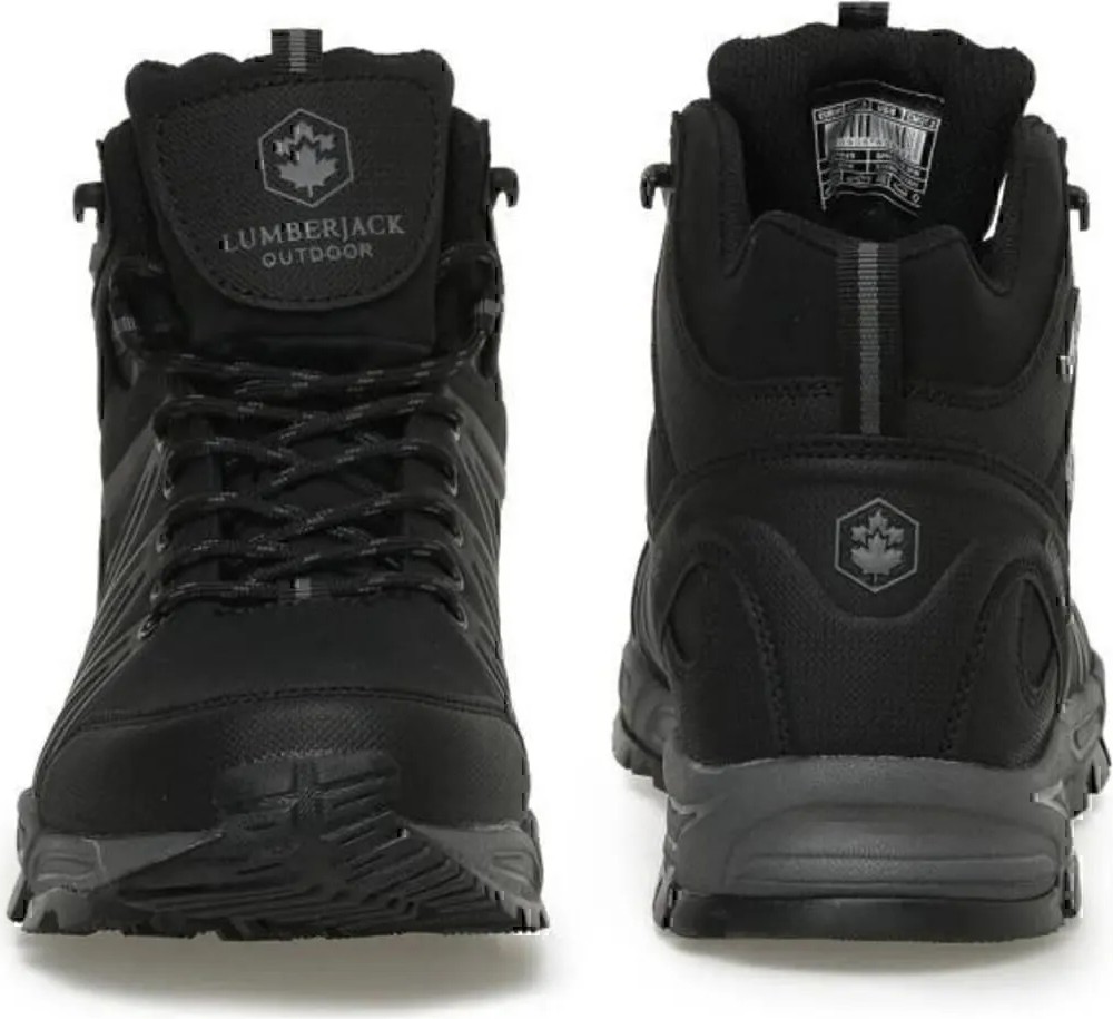 Lumberjack Shell Hı 3pr Siyah Waterproof Kumaş Malzeme Erkek Outdoor Bot görsel 5