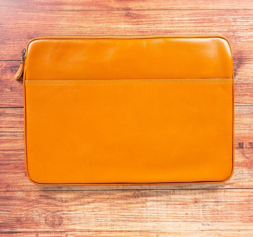 BloominBag Torıno Siena Tan Super Slim 16INÇ Laptop / Macbook Kılıf görsel 2