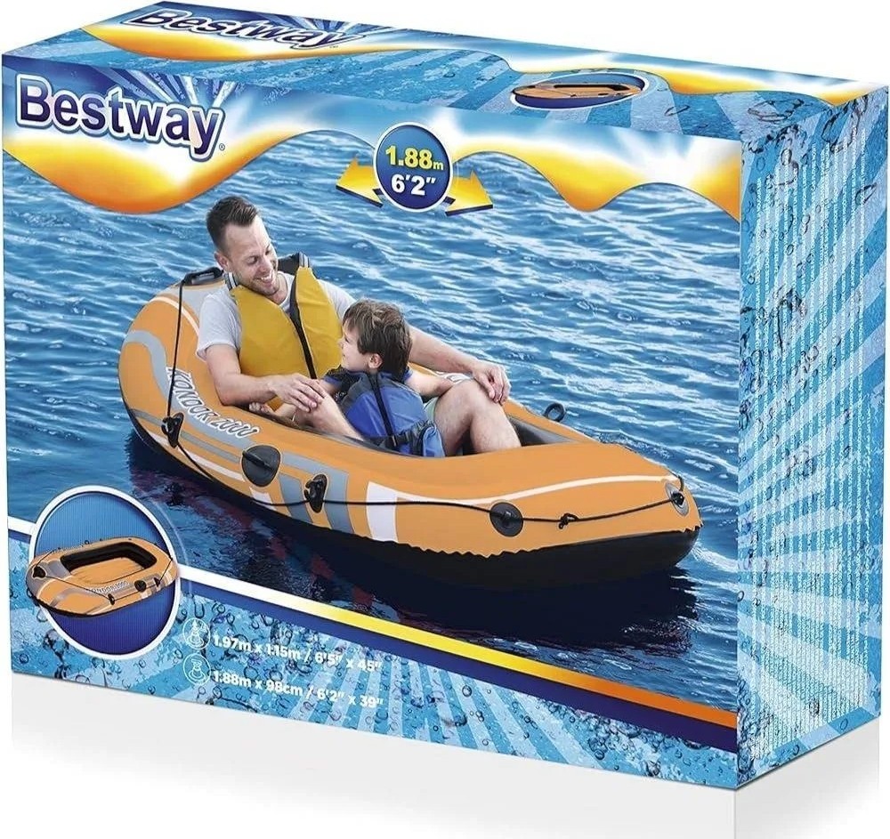 TeknoKapsül 2 Kişilik Şişme Bot Hydroforce 196X114 cm - 61100 - 1 Adet görsel 2