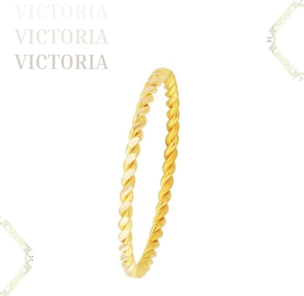 Victoria  2,15 gr 2’li Burma Mücevher 22 Ayar Işçiliksiz Yatırımlık Altın Bilezik