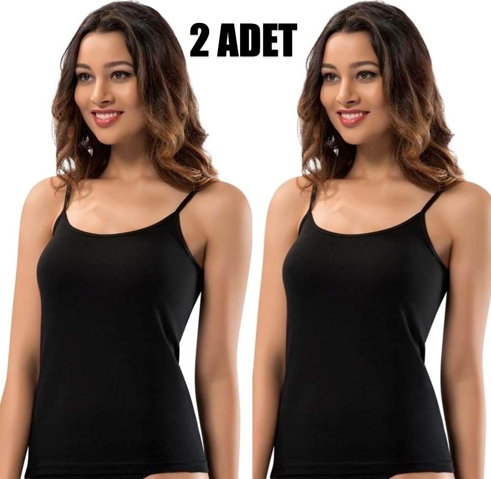 Belinay Modal Ip Askılı Bayan Atlet 2'li Paket