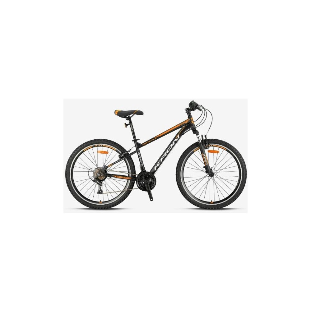 Kron Vortex 4.0 20"mtb - 13 - 21 Vites - V.b. - Mat Siyah-Gri/neon Turuncu
