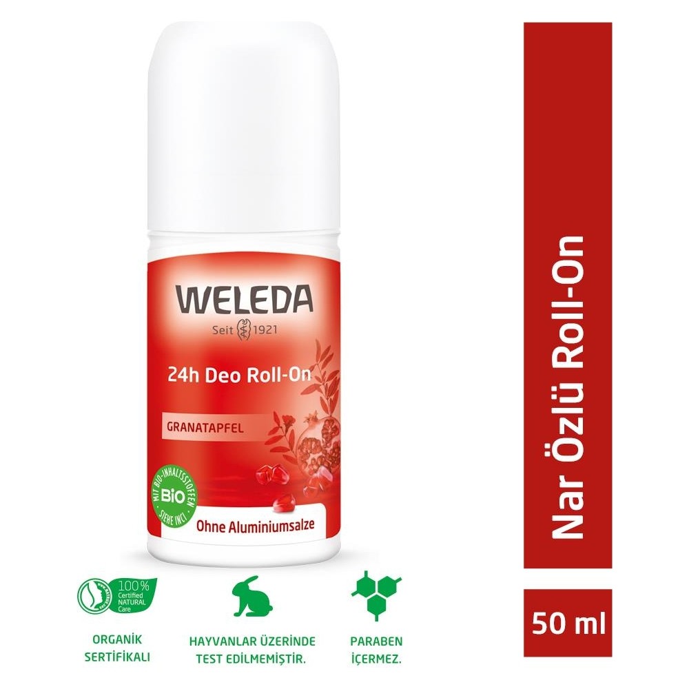 Weleda Nar Özlü Doğal Roll-On Deodorant 50 ml