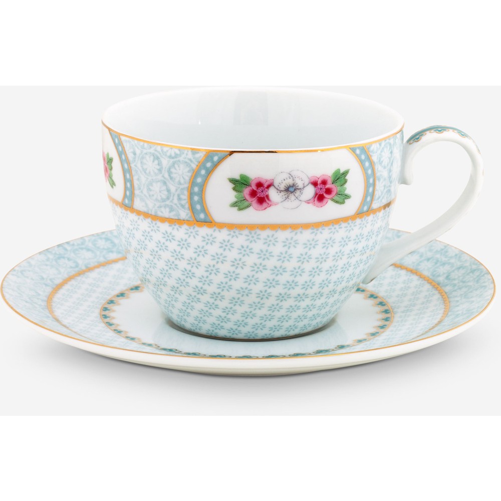 Pip Studio Blushing Birds Mavi Porselen Çay Fincanı 280 Ml