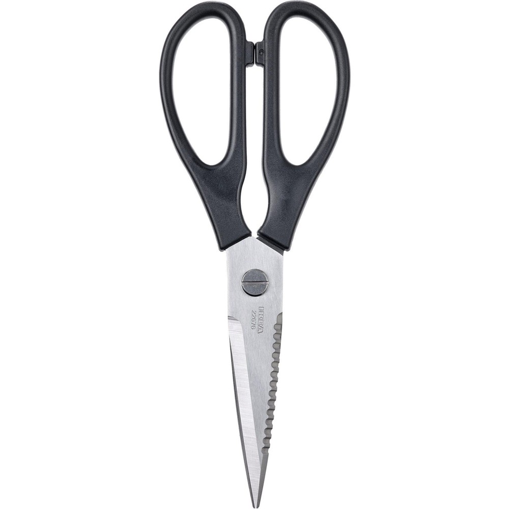 IKEA Svartfısk Makas Çelik Siyah 22 cm 10562764