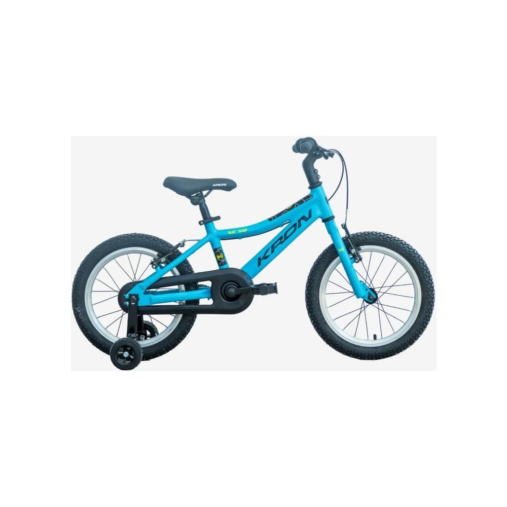 Kron Xc 50 - 16" Mtb - 8' - Single Speed - V.b - Turkuaz-Beyaz/neon Sarı