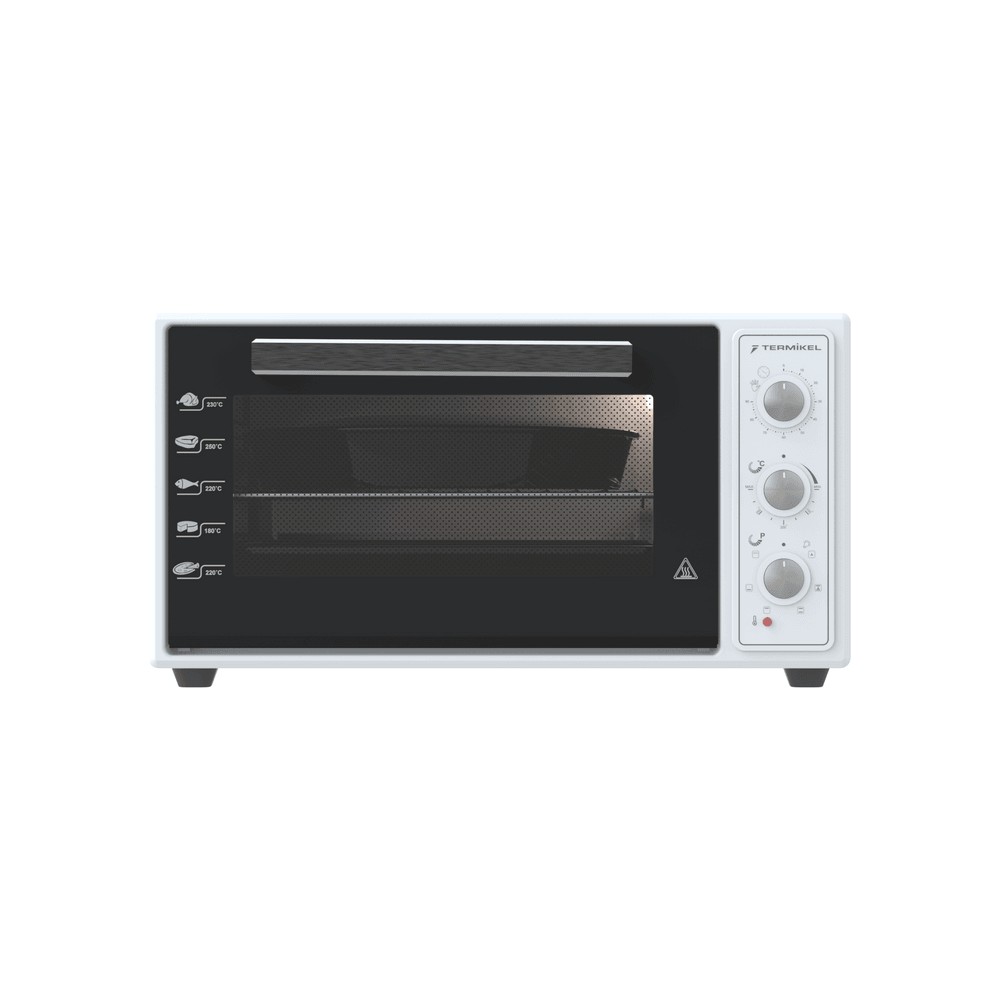 Termikel Mini Fırın Mo D6433C W Beyaz Turbo Pişirme Özellikli 41-50 lt Hacimle Kompakt Tasarım