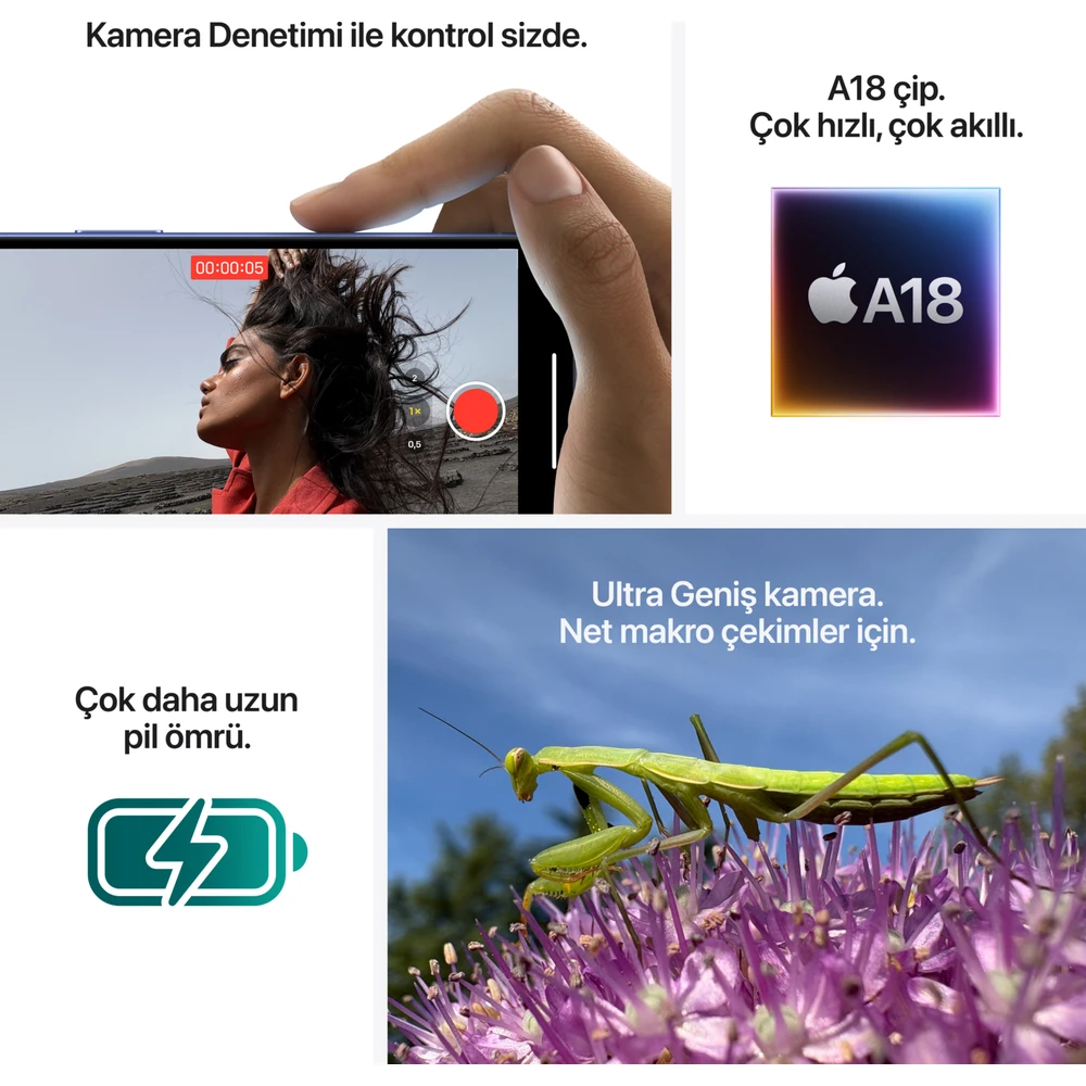Apple iPhone 16 Plus 256 GB Akıllı Telefon