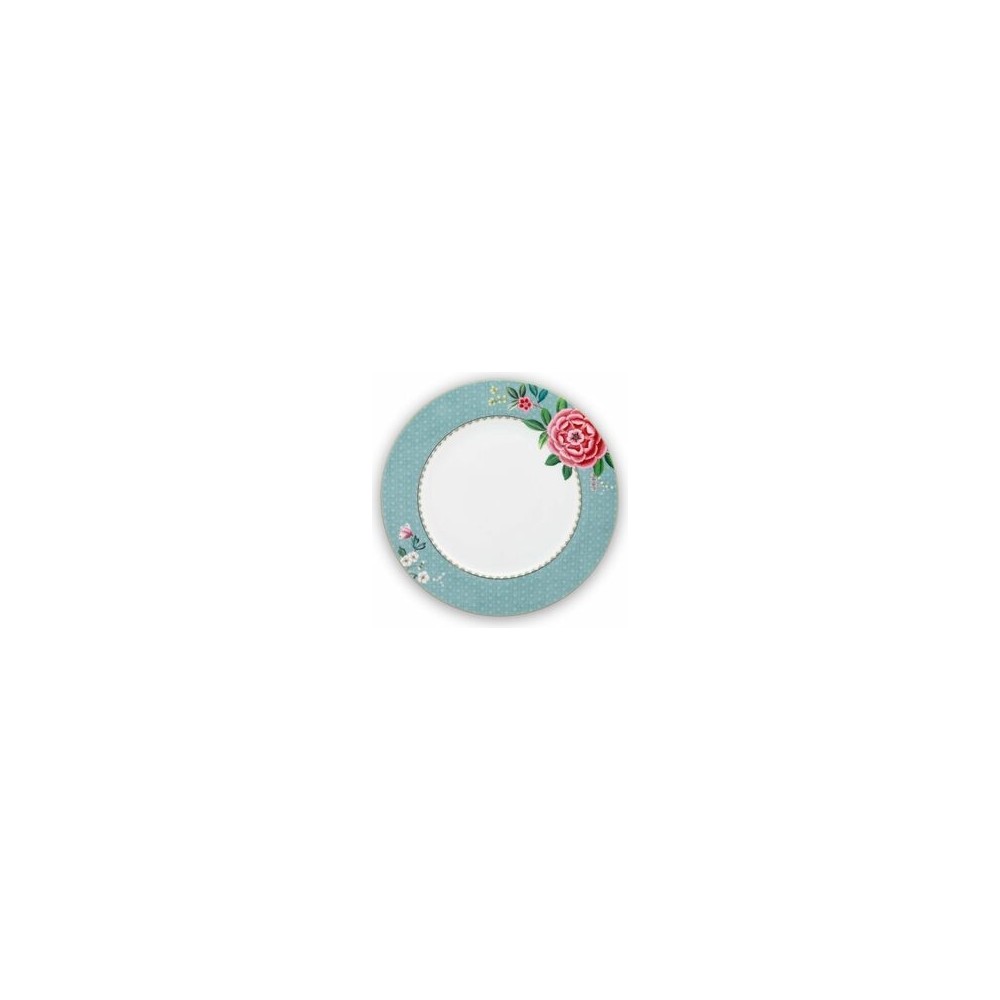 Pip Studio Blushing Birds Mavi Porselen Yemek Tabağı 26,5 Cm