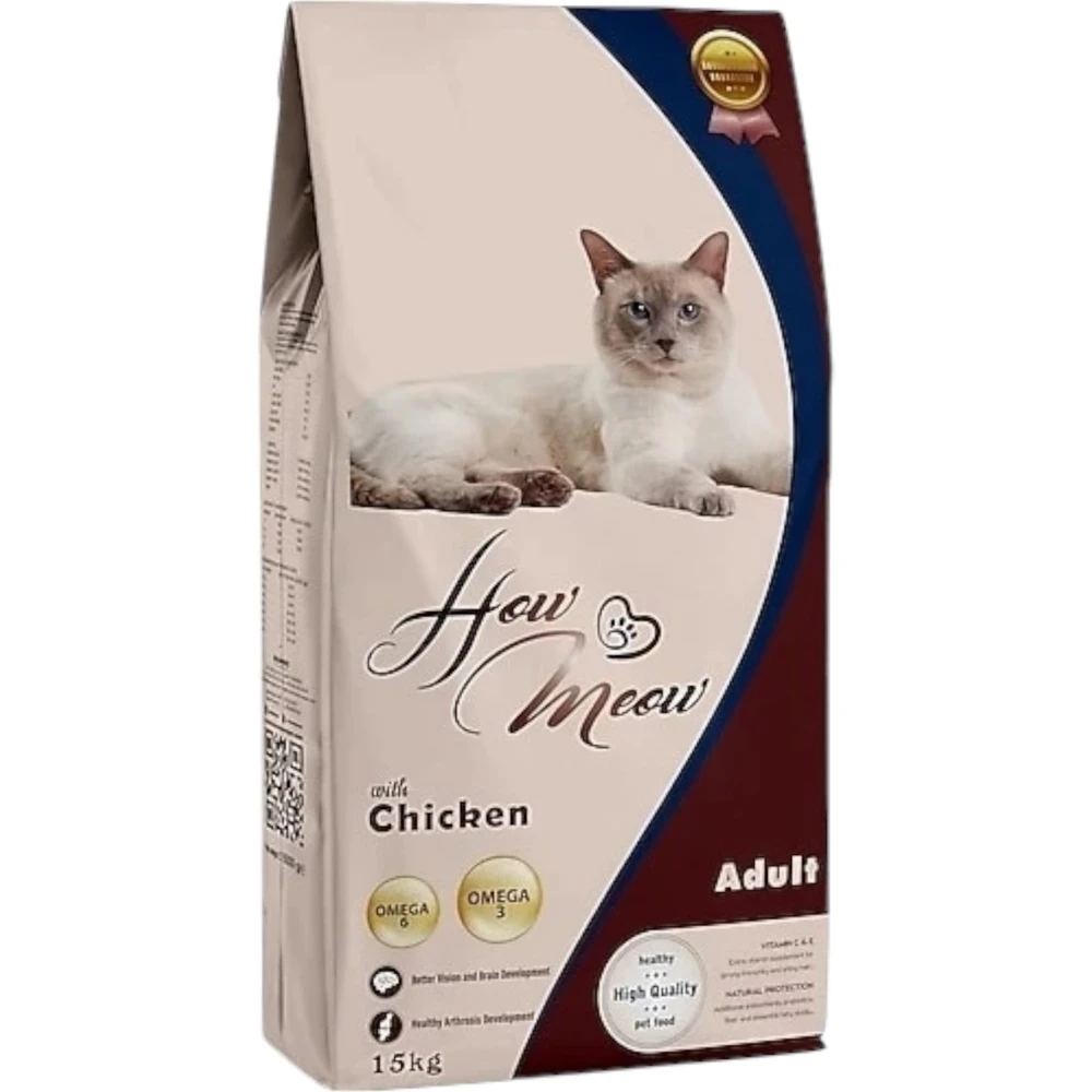 How Meow Tavuklu Yetişkin Kedi Maması 15 kg