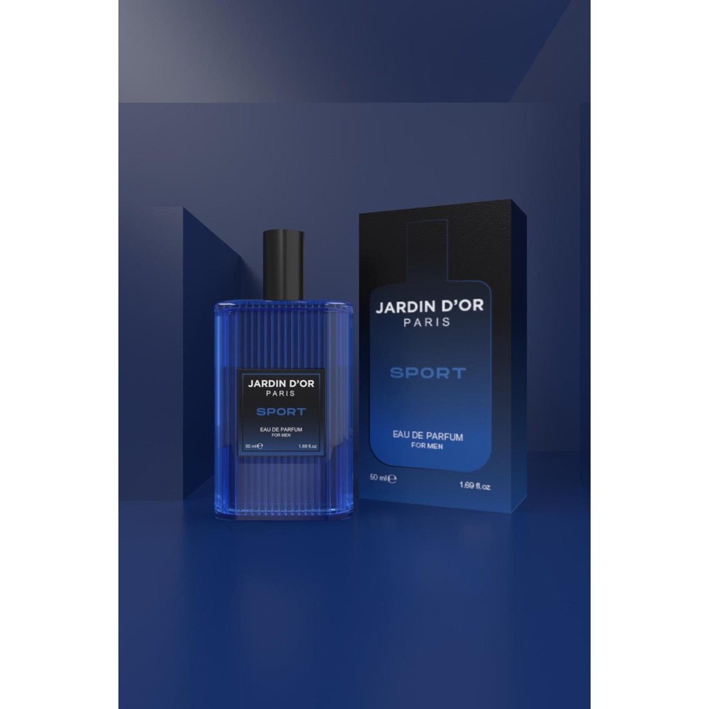 50 ml Jardin D'or Sport EDP Erkek Parfüm Fresh Koku ile Aktif ve Cesur Hissettirir